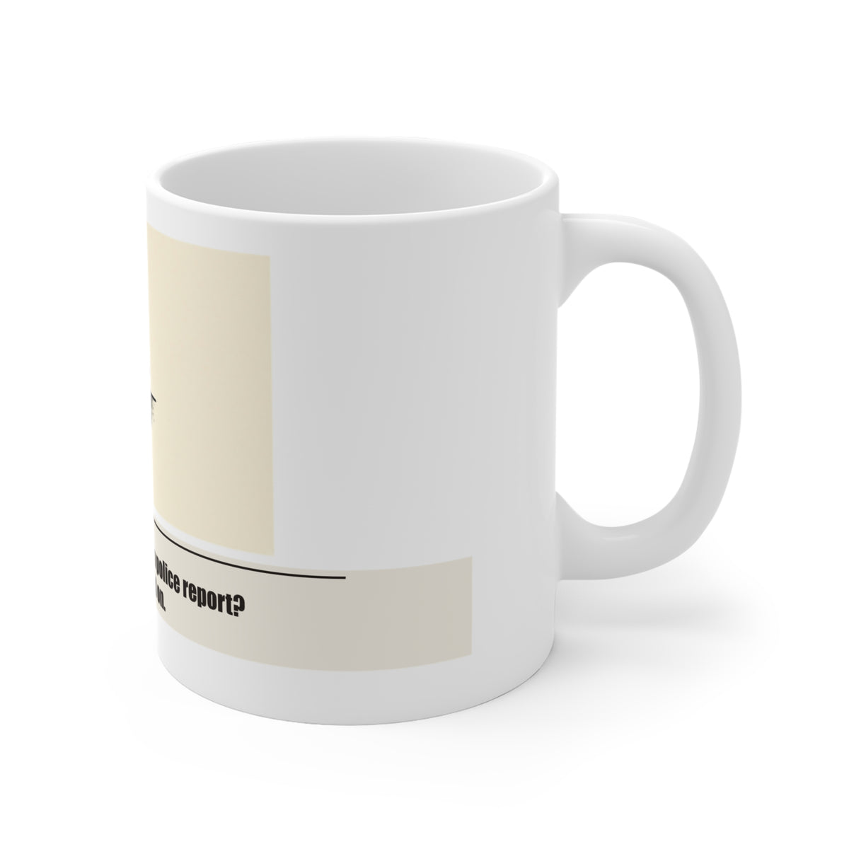 Why did the coffee file a police report?
